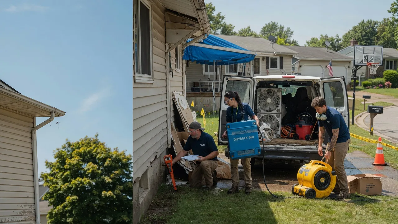 Ceiling Leak Cleanup in Juneau, WI near me